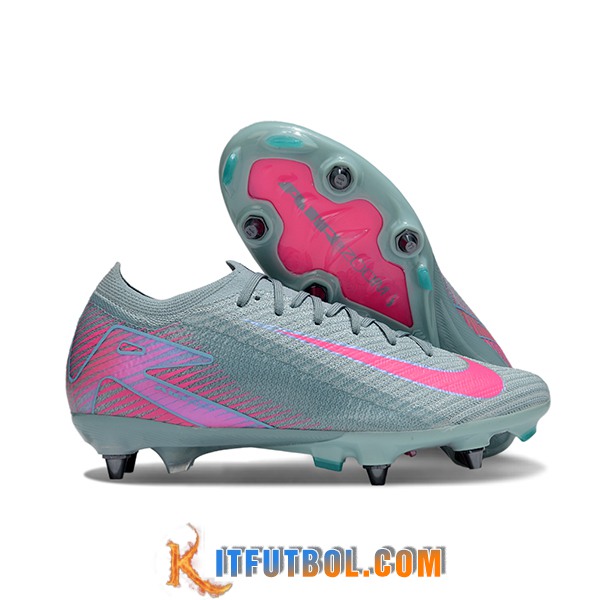 Nike Botas De Fútbol AIR ZOOM MERCURIAL VAPOR XVI ELITE SG-PRO Verde/Rosa