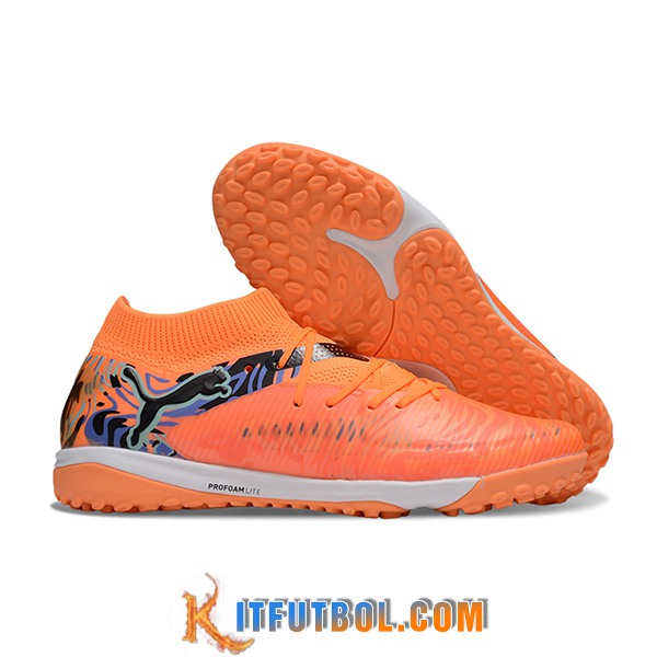 PUMA Botas De Fútbol FUTURE 8 ULTIMATE TF Naranja/Negro