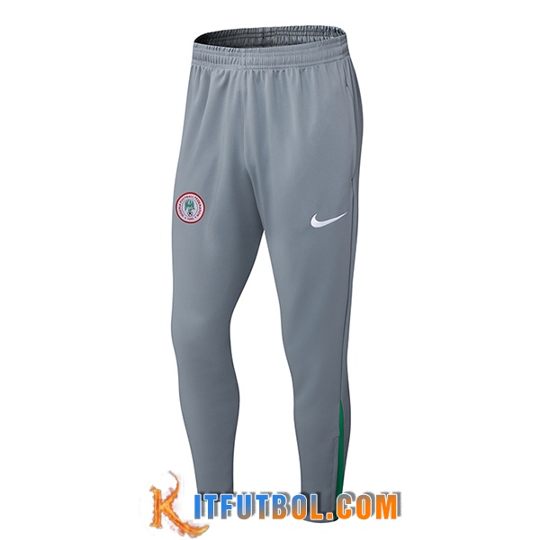 Pantalon Entrenamiento Nigeria Gris/Verde 2025/2026