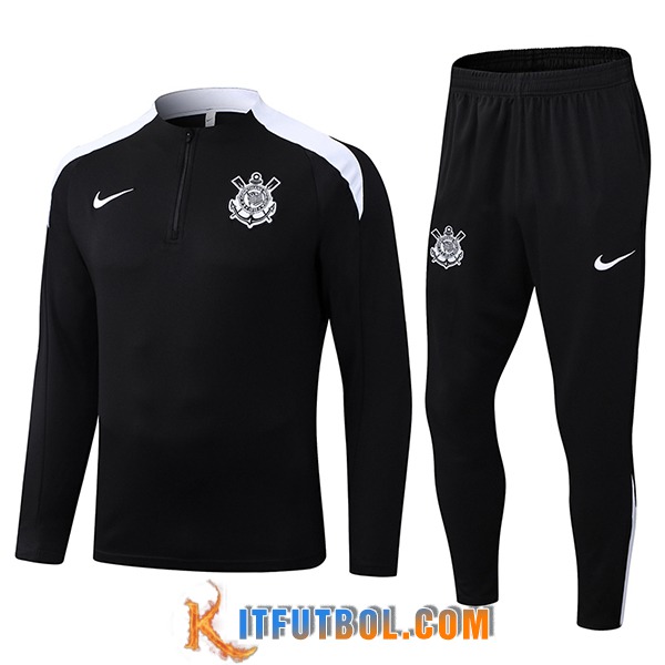 Chandal Equipos De Futbol Corinthians Negro/Blanco 2025/2026