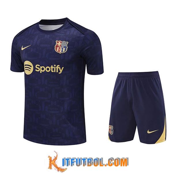Camiseta Entrenamiento FC Barcelona Ninos azul real 2025/2026