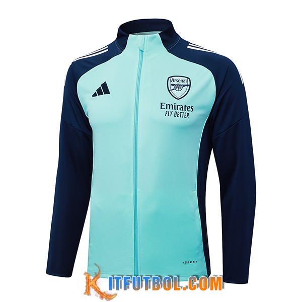 Chaquetas Futbol Arsenal Verde/Azul 2025/2026