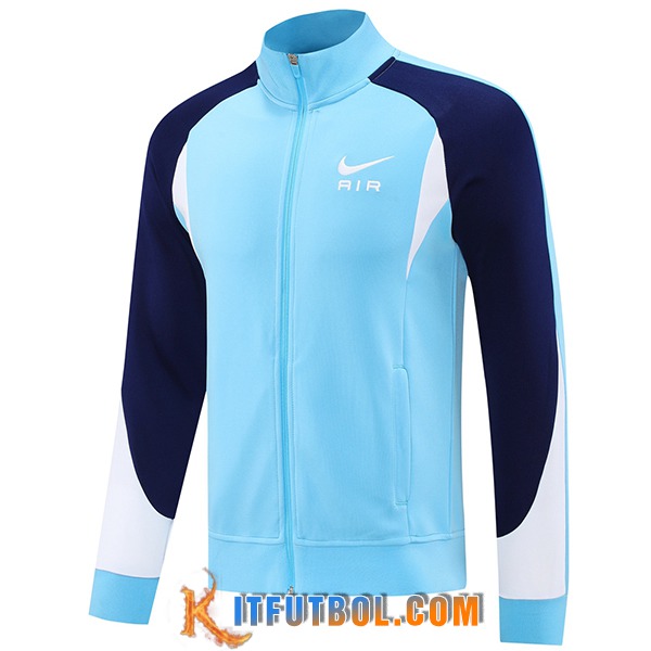 Chaquetas Futbol Nike Azul/Blanco 2025/2026 -04