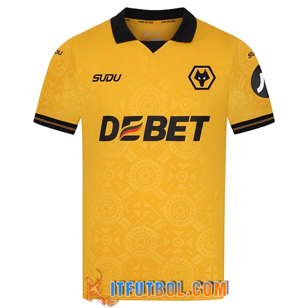 Nueva Camisetas De Futbol Wolves Primera 2025/2026