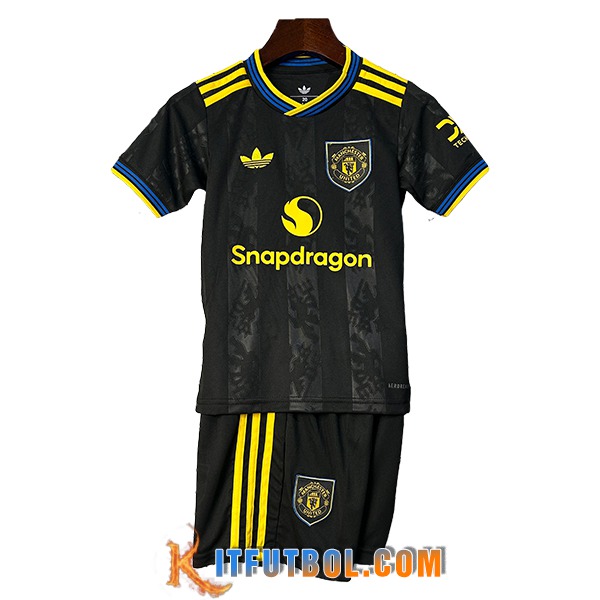 Camisetas De Futbol Manchester United Ninos Tercera 2025/2026