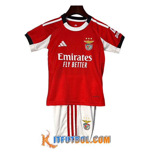 Nueva Camisetas De Futbol Benfica Ninos Primera 2025/2026