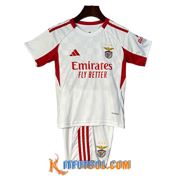 Nueva Camisetas De Futbol Benfica Ninos Tercera 2025/2026