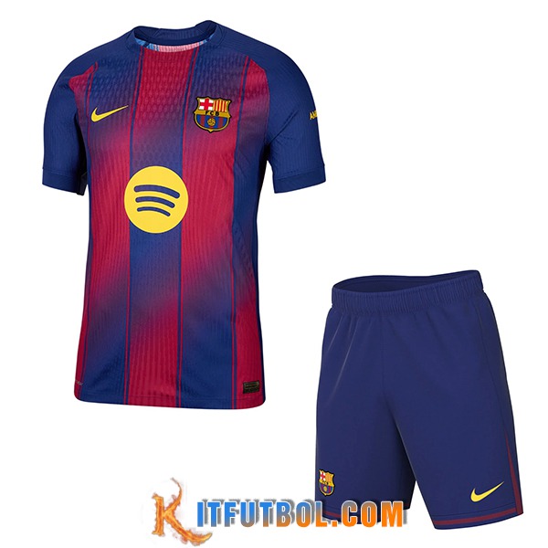 Nueva Camisetas De Futbol Barcelona Ninos Primera 2025/2026