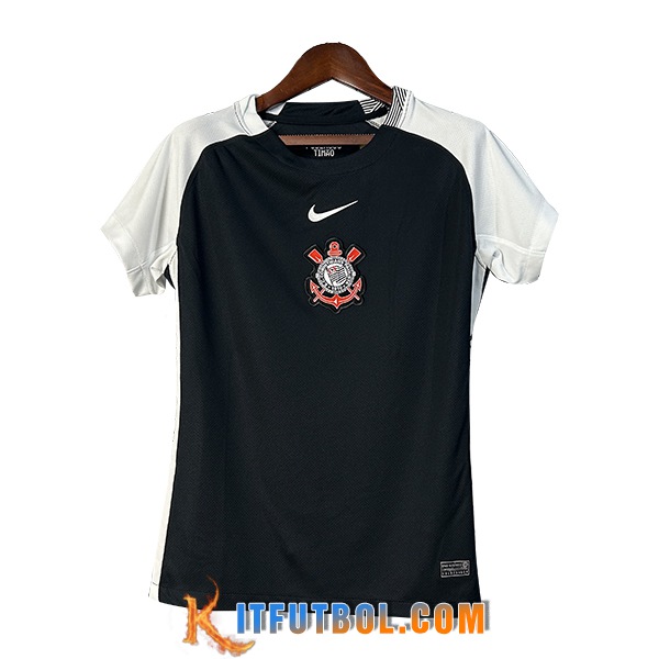 Nueva Camisetas De Futbol Corinthians Mujer Segunda 2025/2026