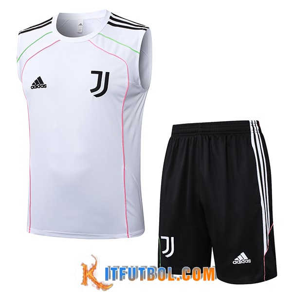 Camiseta Entrenamiento sin mangas Juventus Blanco/Negro 2025/2026