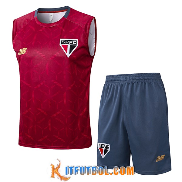 Camiseta Entrenamiento sin mangas Sao Paulo FC Rojo 2025/2026