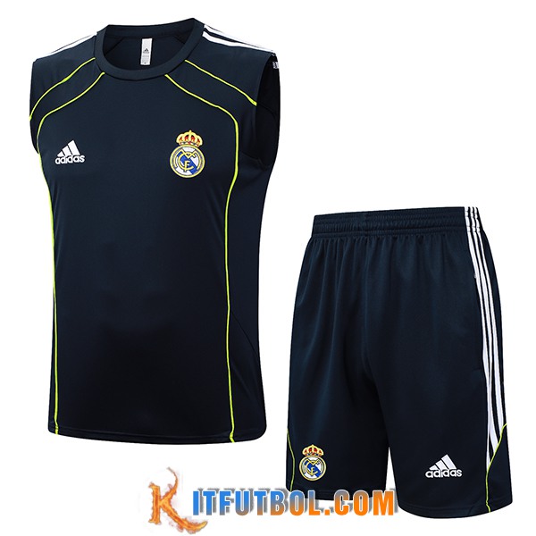 Camiseta Entrenamiento sin mangas Real Madrid Negro/Verde 2025/2026