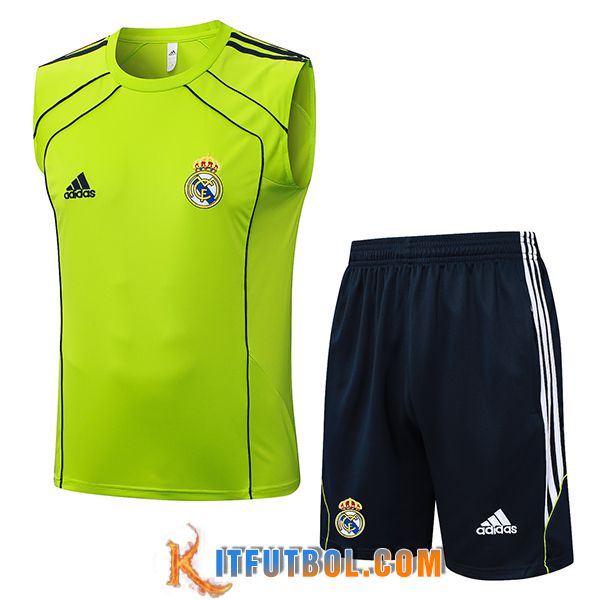 Camiseta Entrenamiento sin mangas Real Madrid Verde 2025/2026 -02