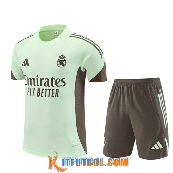 Camiseta Entrenamiento Real Madrid Verde/Marrón 2025/2026
