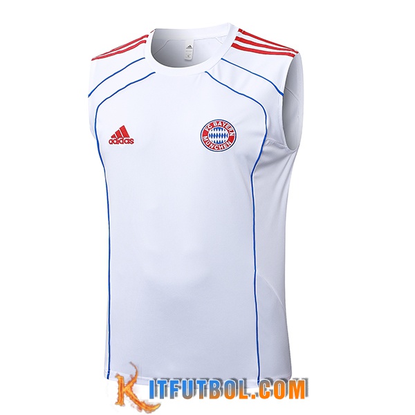 Chalecos De Futbol Bayern Munich Blanco/Rojo/Azul 2025/2026