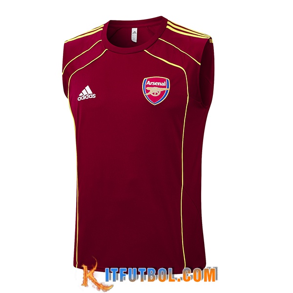 Chalecos De Futbol Arsenal Rojo/Amarillo 2025/2026