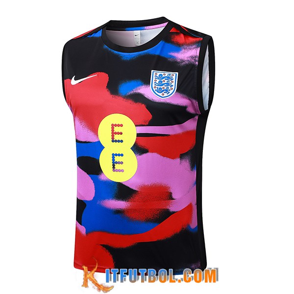 Chalecos De Futbol Inglaterra Negro/Rosa/Rojo/Azul 2025/2026