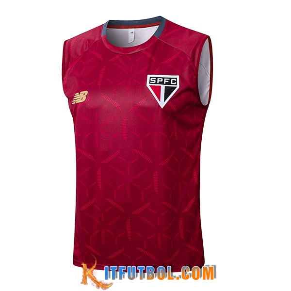 Chalecos De Futbol Sao Paulo FC Rojo 2025/2026
