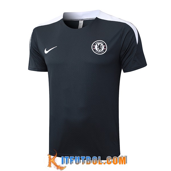 Camiseta Entrenamiento FC Chelsea Gris/Blanco 2025/2026