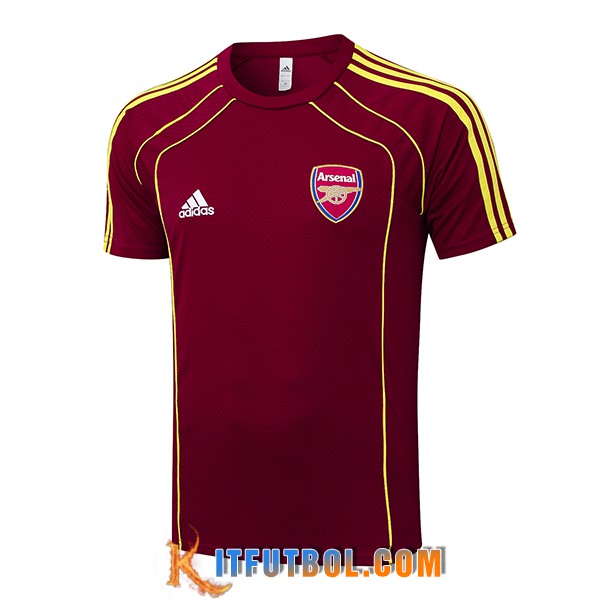 Camiseta Entrenamiento Arsenal Rojo/Amarillo 2025/2026