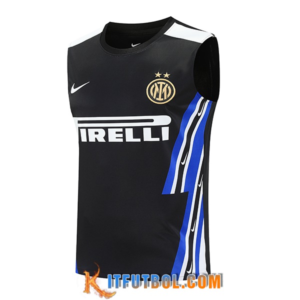 Chalecos De Futbol Inter Milan Negro/Azul 2025/2026 -03