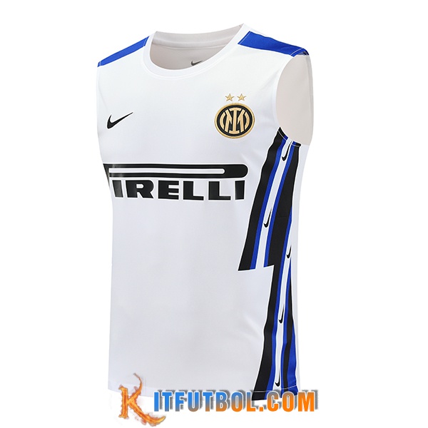 Chalecos De Futbol Inter Milan Blanco/Negro/Azul 2025/2026