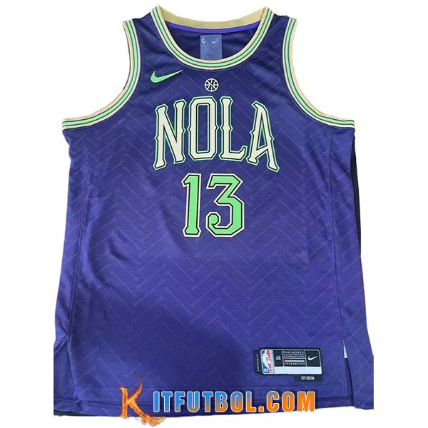 Camisetas NBA New Orleans Pelicans (POOLE #13) 2025/26 Violeta