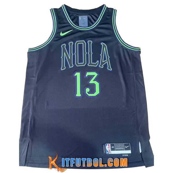 Camisetas NBA New Orleans Pelicans (POOLE #13) 2025/26 Azul Oscuro