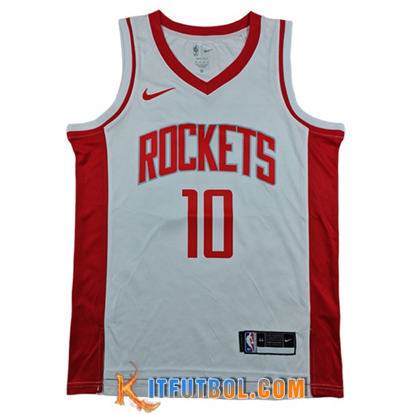 Camisetas NBA Houston Rockets (SMITH JR. #10) 2025/26 Blanco/Rojo
