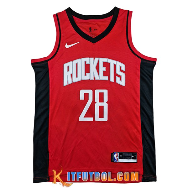 Camisetas NBA Houston Rockets (SENGUN #28) 2025/26 Negro/Rojo