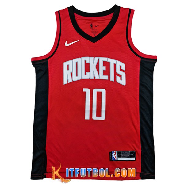 Camisetas NBA Houston Rockets (SMITH JR. #10) 2025/26 Negro/Rojo