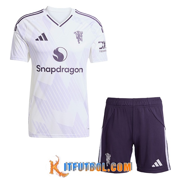 Camisetas Futbol Manchester United Segunda + Cortos 2025/2026