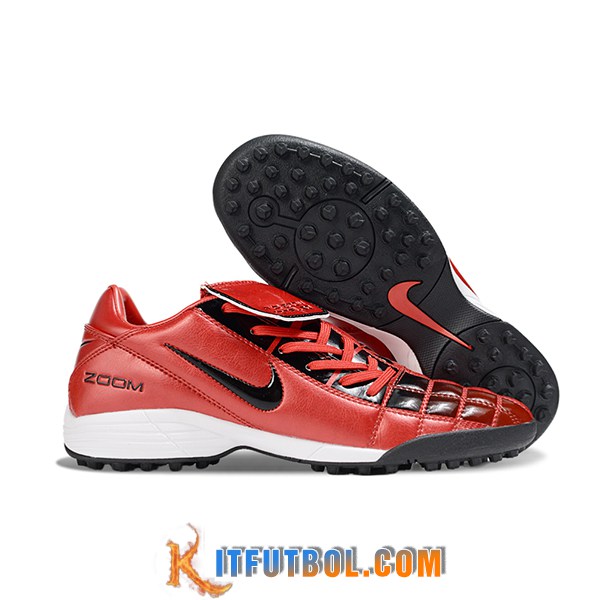 Nike Botas De Fútbol NIKE T90 TF Rojo/Negro