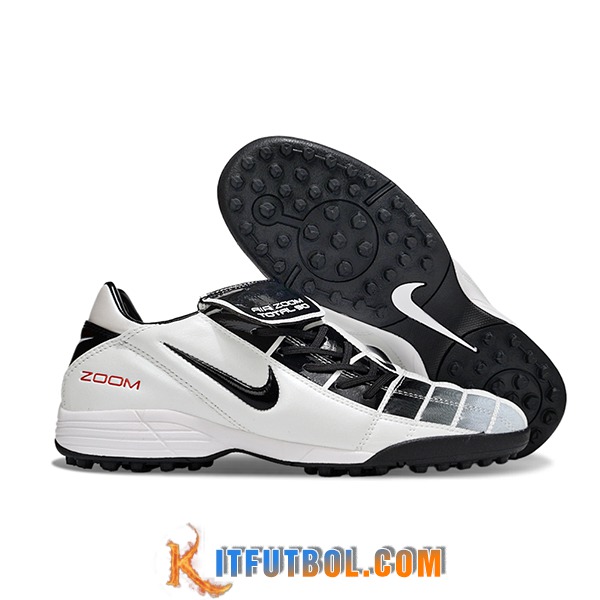 Nike Botas De Fútbol NIKE T90 TF Blanco/Negro