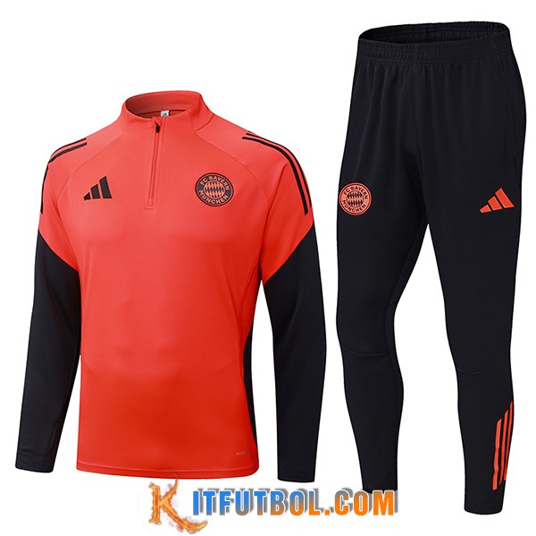 Chandal Equipos De Futbol Bayern Munich Naranja/Negro 2025/2026