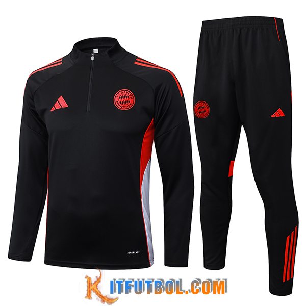 Chandal Equipos De Futbol Bayern Munich Negro/Rojo/Blanco 2025/2026