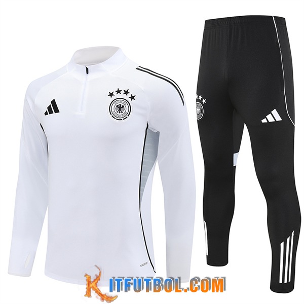 Chandal Equipos De Futbol Alemania Blanco/Gris 2025/2026
