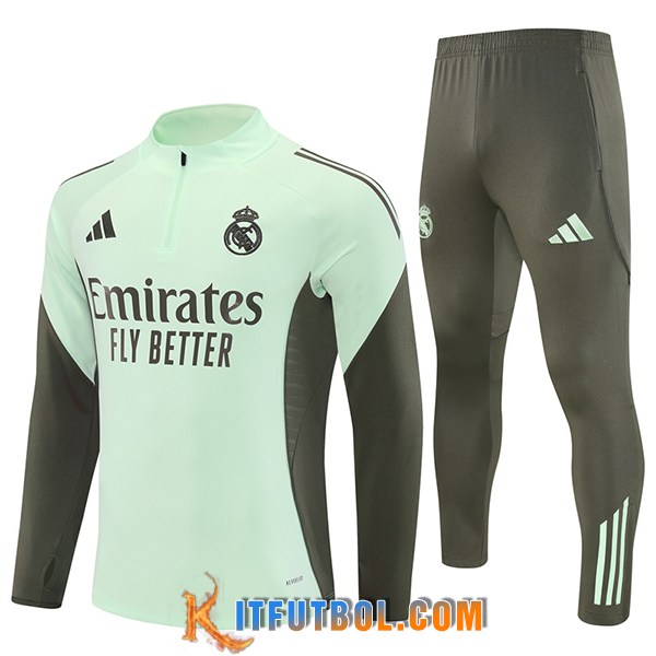 Chandal Equipos De Futbol Real Madrid Verde/Marrón 2025/2026