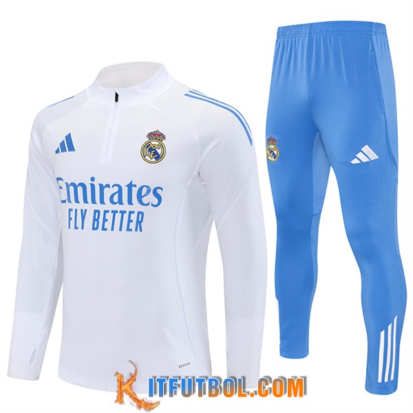 Chandal Equipos De Futbol Real Madrid Blanco/Azul 2025/2026
