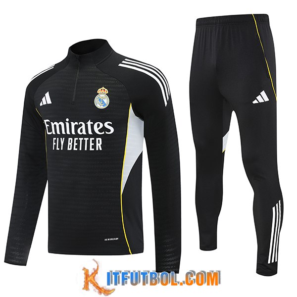 Chandal Equipos De Futbol Real Madrid Negro/Gris 2025/2026 -02