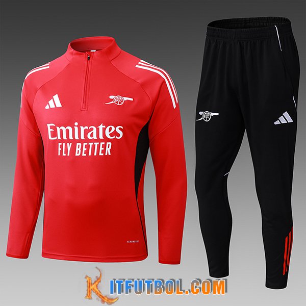 Chandal Equipos De Futbol Arsenal Ninos Rojo/Negro/Blanco 2025/2026