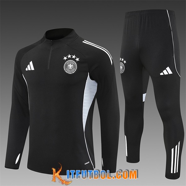 Chandal Equipos De Futbol Alemania Negro/Gris 2025/2026