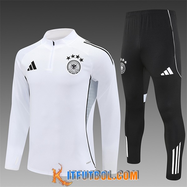 Chandal Equipos De Futbol Alemania Blanco/Gris 2025/2026