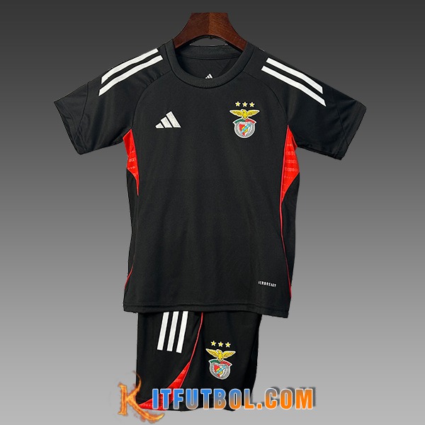 Camiseta Entrenamiento Benfica Ninos Negro/Rojo/Blanco 2025/2026