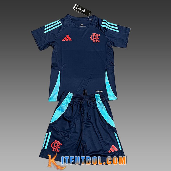 Camiseta Entrenamiento Flamengo Ninos Azul Oscuro 2025/2026