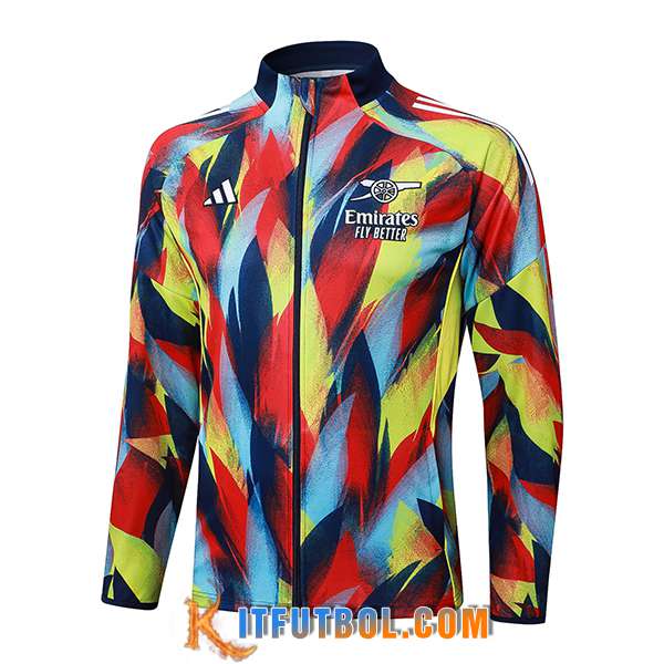 Chaquetas Futbol Arsenal Rojo/Azul/Amarillo 2025/2026