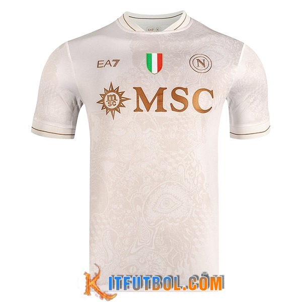 Nueva Camisetas De Futbol SSC Napoli Segunda 2025/2026