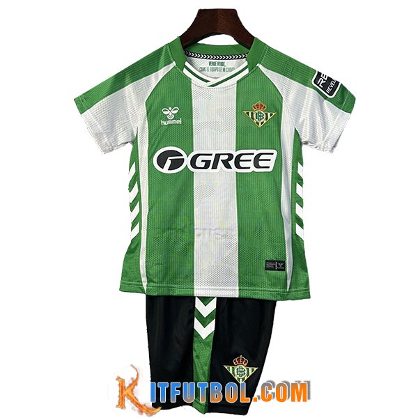 Nueva Camisetas De Futbol Real Betis Ninos Primera 2025/2026