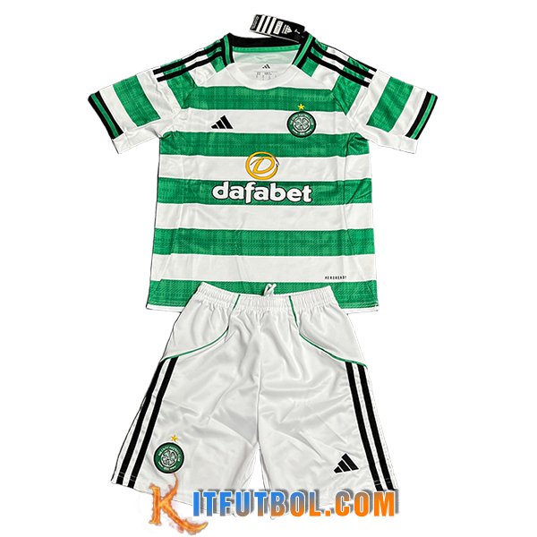 Nueva Camisetas De Futbol Celtic FC Ninos Primera 2025/2026