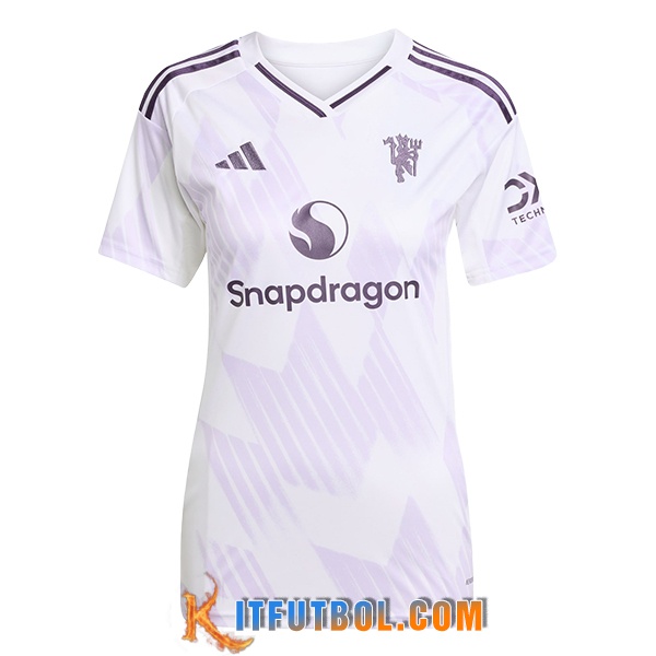 Nueva Camisetas De Futbol Manchester United Mujer Segunda 2025/2026